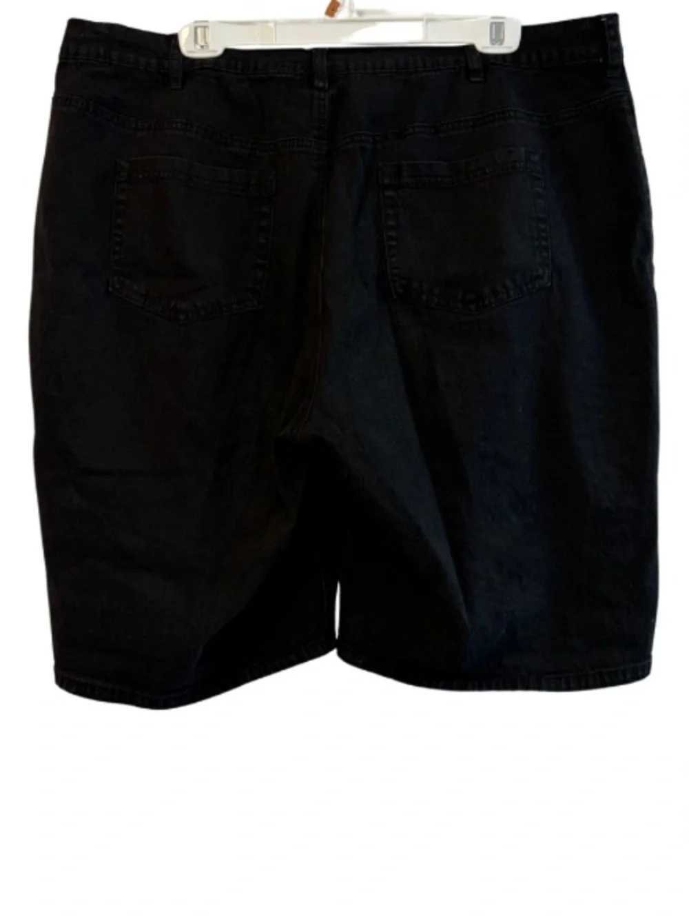 DG2 BY DIANE GILMAN Shorts Black Denim Jean Bermuda Classic Women’s Plus 20W EUC